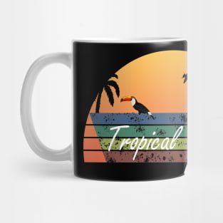 Tropical Beach Toucan Bird Art Mug